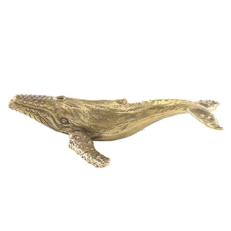 

Metal Animal Statues Whale Figurines Sculptures Collectible Table Ornament Centerpieces for Living Room Bedroom Decors 1