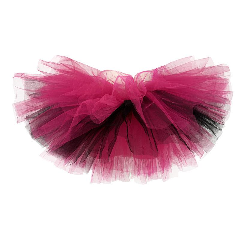 Tutu Running Skirt Mini Skirt 6-Layer Tulle Tulle Skirt Sexy Ballet Skirt Tiered Skirt Petticoat Fluffy Layered Tulle Tutu Skirt