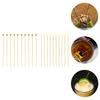 20pcs Stainless Steel Cocktail Picks Martini Pick Sticks Fruit Appetizer Skewers Bar Tools Party Supplies Metal Fruit Pick