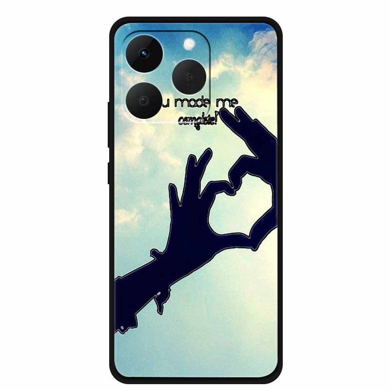 Case For OPPO Realme 15T Embossed Blossoms Funda 3D Relief Flowers Coque Silicone Soft Phone Cover For Realme 15 T 5G Bumper