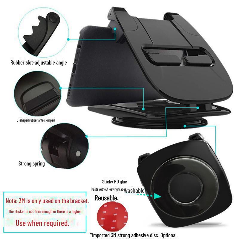 Suporte Antiderrapante para Celular de Painel de Carro Transfronteiriço com Design Criativo de Navegação