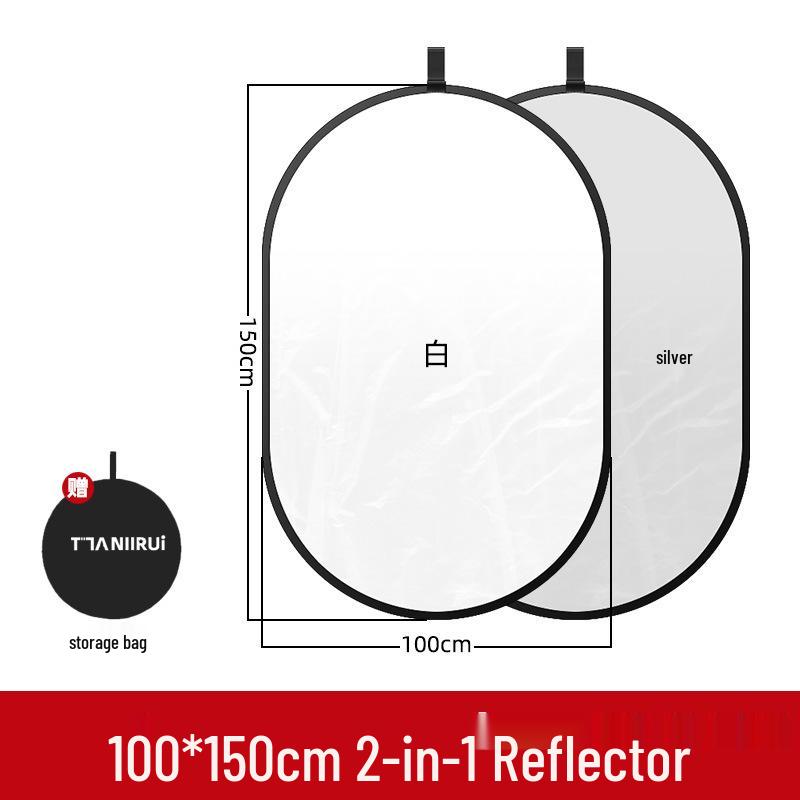 Portable 5-in-1 Photography Reflector: Outdoor/Indoor Shooting, Live Broadcast, Soft Light, Folding Design
