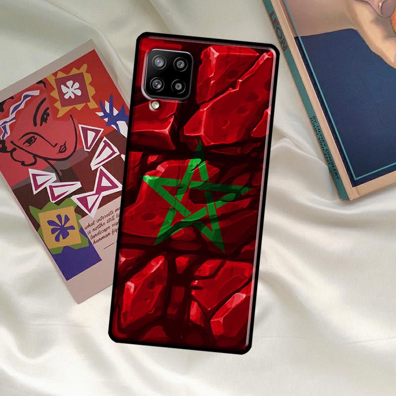 Morocco Flag Case For Samsung Galaxy A52 A32 A12 A33 A06 A16 A26 A36 A56 A15 A53 A13 A34 A54 A14 A35 A55