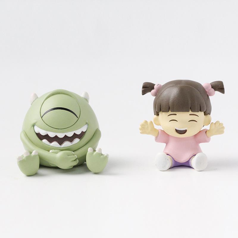 Cute Monster University Sulley & Mike Laughing Doll - Trendy Playable Ornament Figure