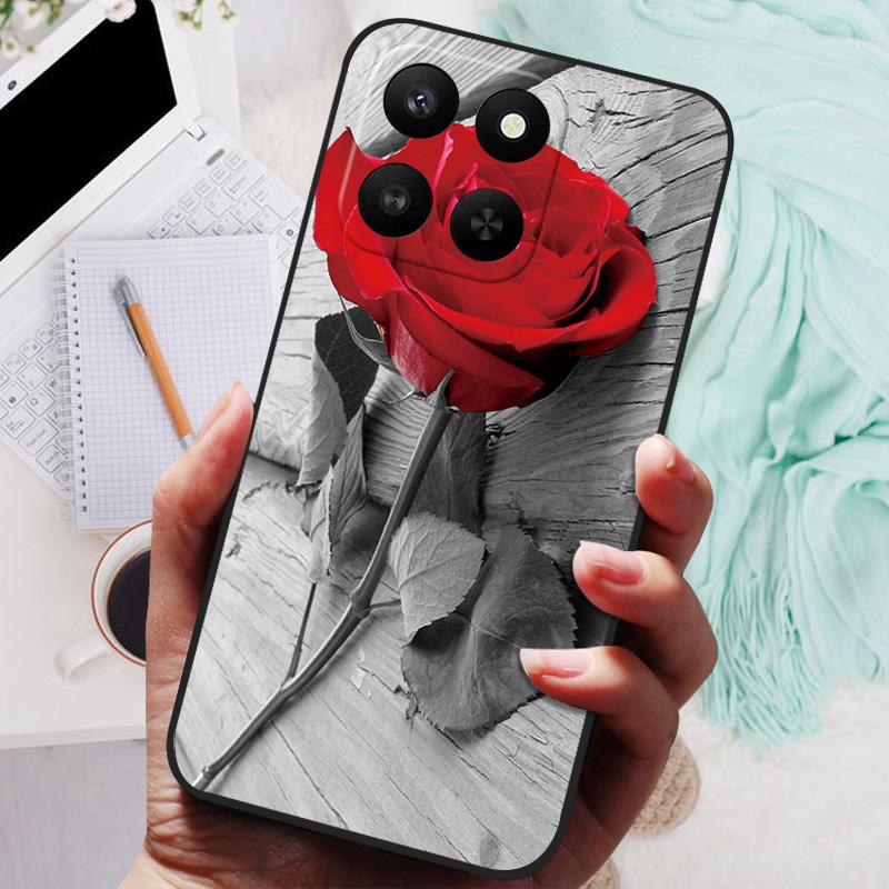 For Honor 400 Smart Case NEW TPU Silicone Shockproof Cat Phone Cover For Honor X7d 4G 5G / Play 10T 5GFunda Printing Soft Coque