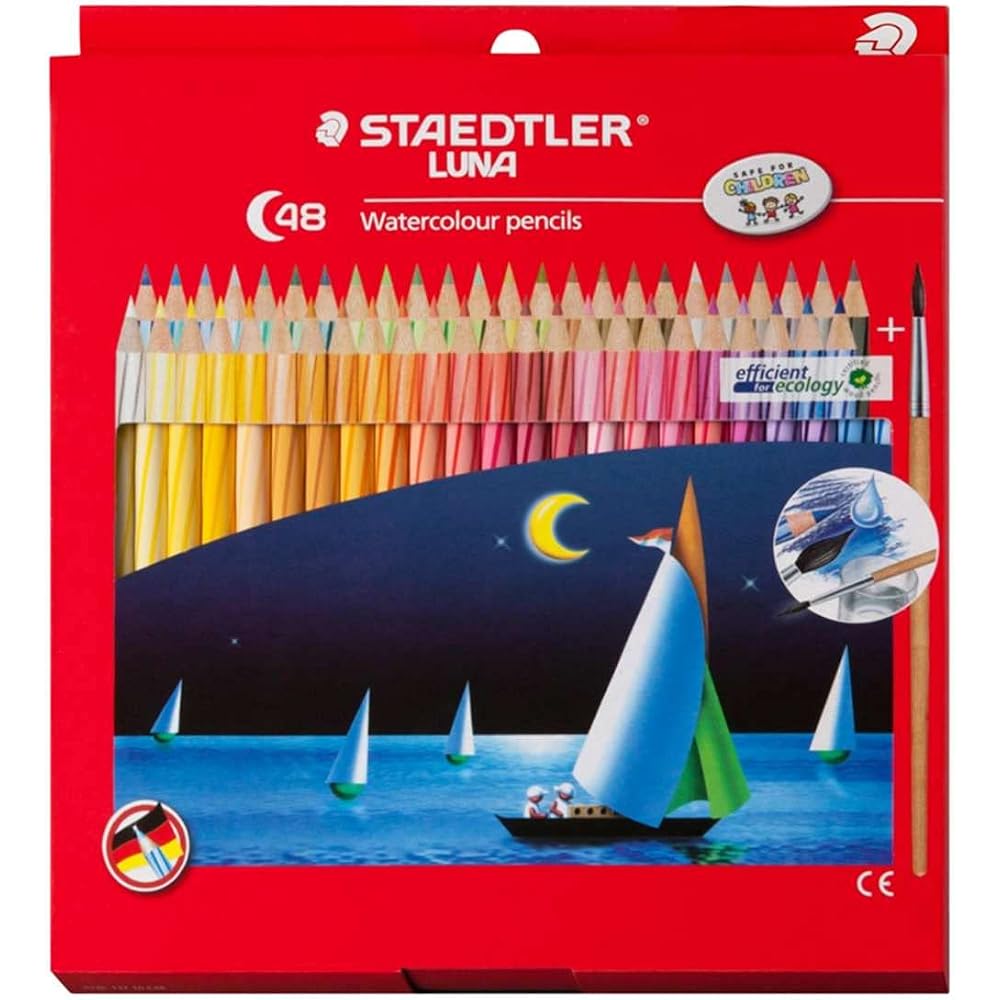 STAEDTLER (STAEDTLER) Luna Watercolor Pencils (Luna Watercolor Pencils 48 Colors) [Parallel Impor...