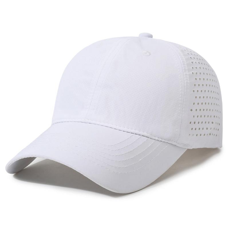 Summer Quick-Drying Breathable Baseball Cap Men s Sunscreen Cap Thin Sports Cap белый
