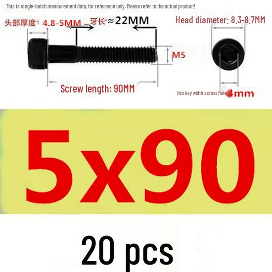 High-Strength Grade 12.9 Internal Hex Head Screws M1.4-M20