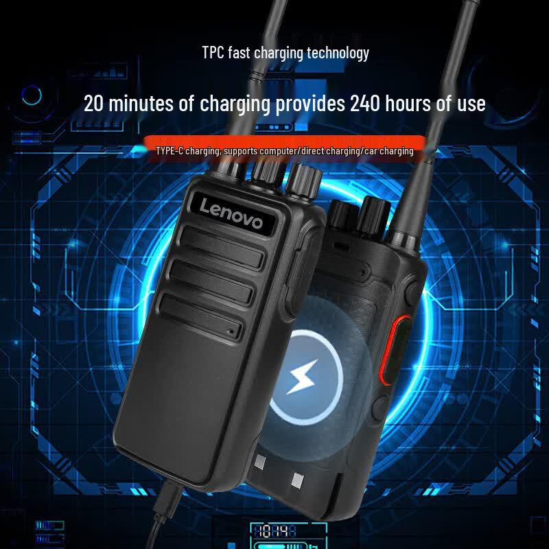 Lenovo CC+ 100km Long-Range Walkie-Talkie (CN version)