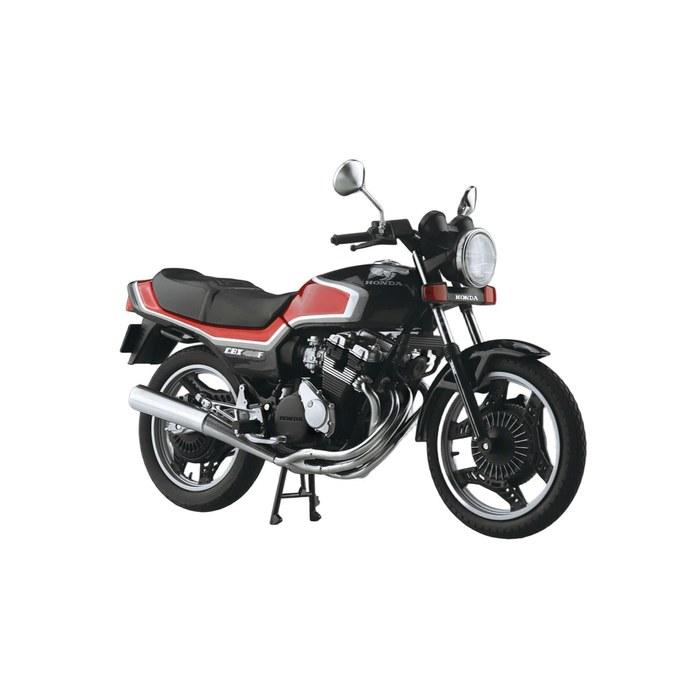 Aoshima 1/12 Honda CBX400F Bike Model (Black/Candy Alama Red)