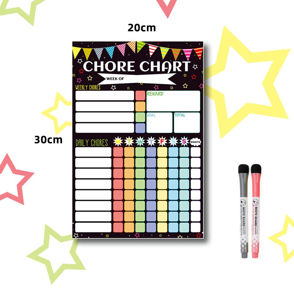 Stay Organized with a Magnetic Weekly Planner Premium Dry Erase Finish Fully Magnetic Backing for Secure Placement On Fridge