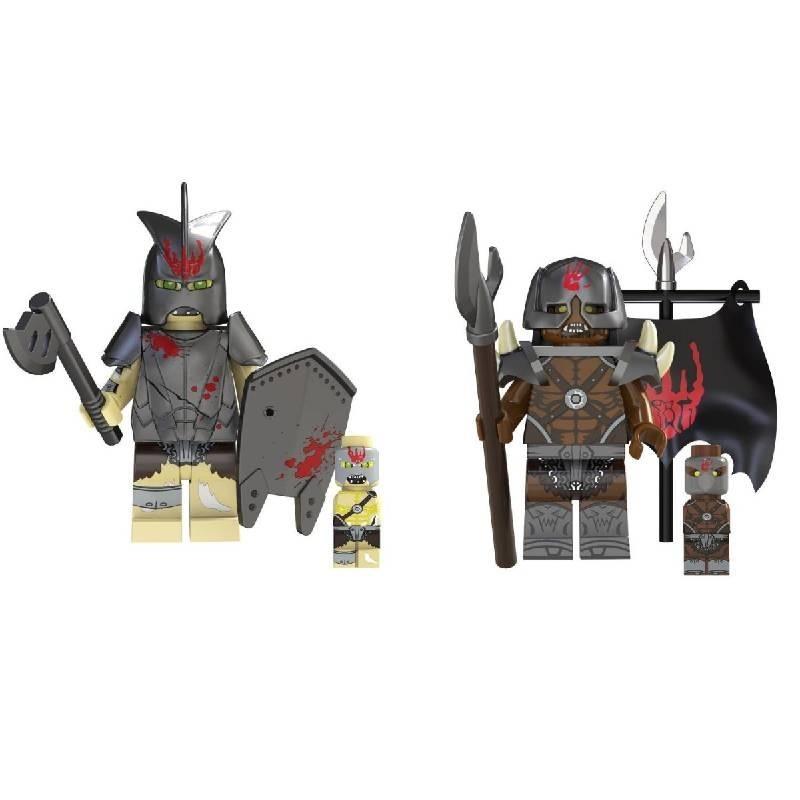 Tv6407 Movie Television Series Building Blocks Toy Set Featuring Lord Of The Rings Orcs
