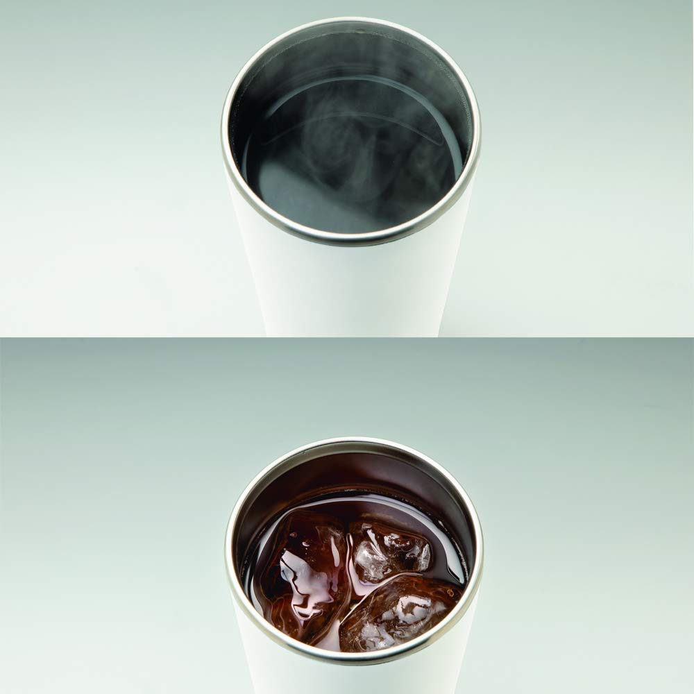 Zojirushi Stainless Steel Tumbler with Lid, Insulates for Hot and Cold Drinks, 0.45L, SX-FA45-BM, Slate Black