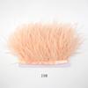 1Meter Natural Fluffy Ostrich Feathers Trim 8-10Cm Red Ostrich Plumes Craft Ribbon For Wedding Dress Sewing Clothing Decoration
