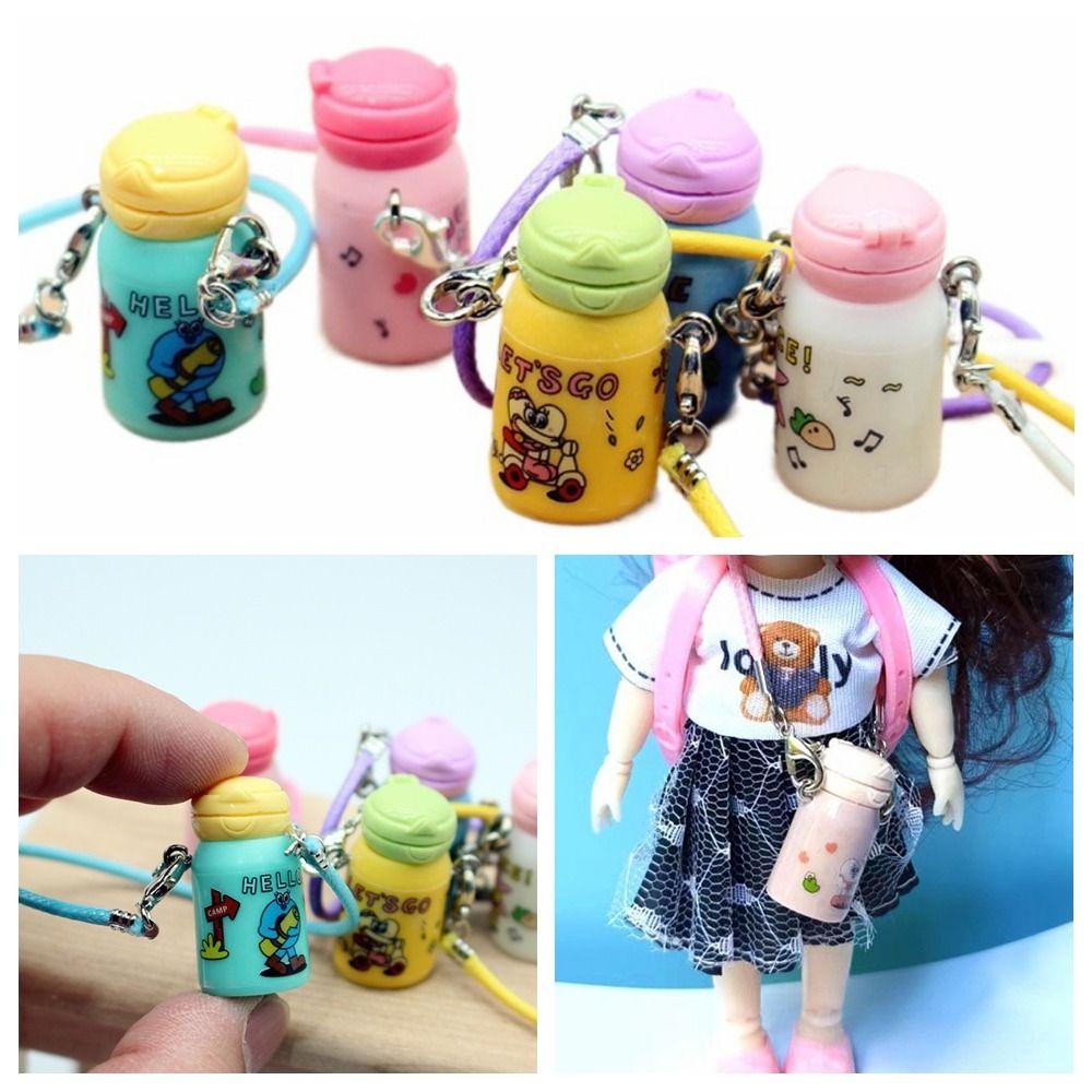 DIY Mini Water Bottle Toys Accessories Pretend Play Toys Water Cup Moldel  Dollhouse Accessories