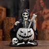 Halloween Skull Set Decoration for Home Courtyard Design A White Skull Decoration with A Terrifying Atmosphere