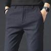 2024 Pánské podzimní/zimní úzké rovné ležérní kalhoty - Korejský styl business móda