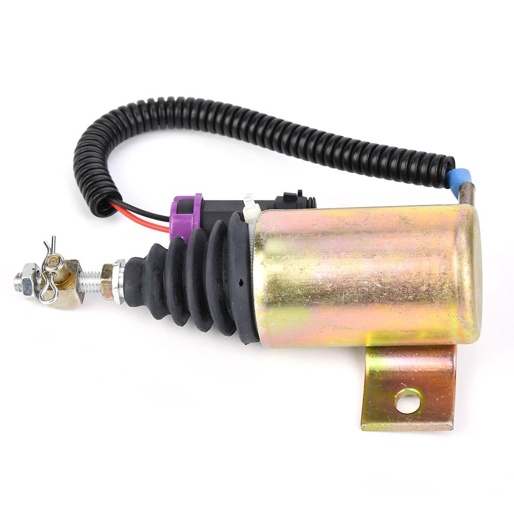 12V Fuel Shut Off Stop Solenoid Valve XHF 1121 E483310000093 Fit for Foton 483 Diesel