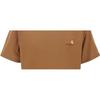 Carhartt WIP Solid Color Casual Crew Neck Short Sleeve T-Shirt Men tops Khaki I029956-HZ-XX