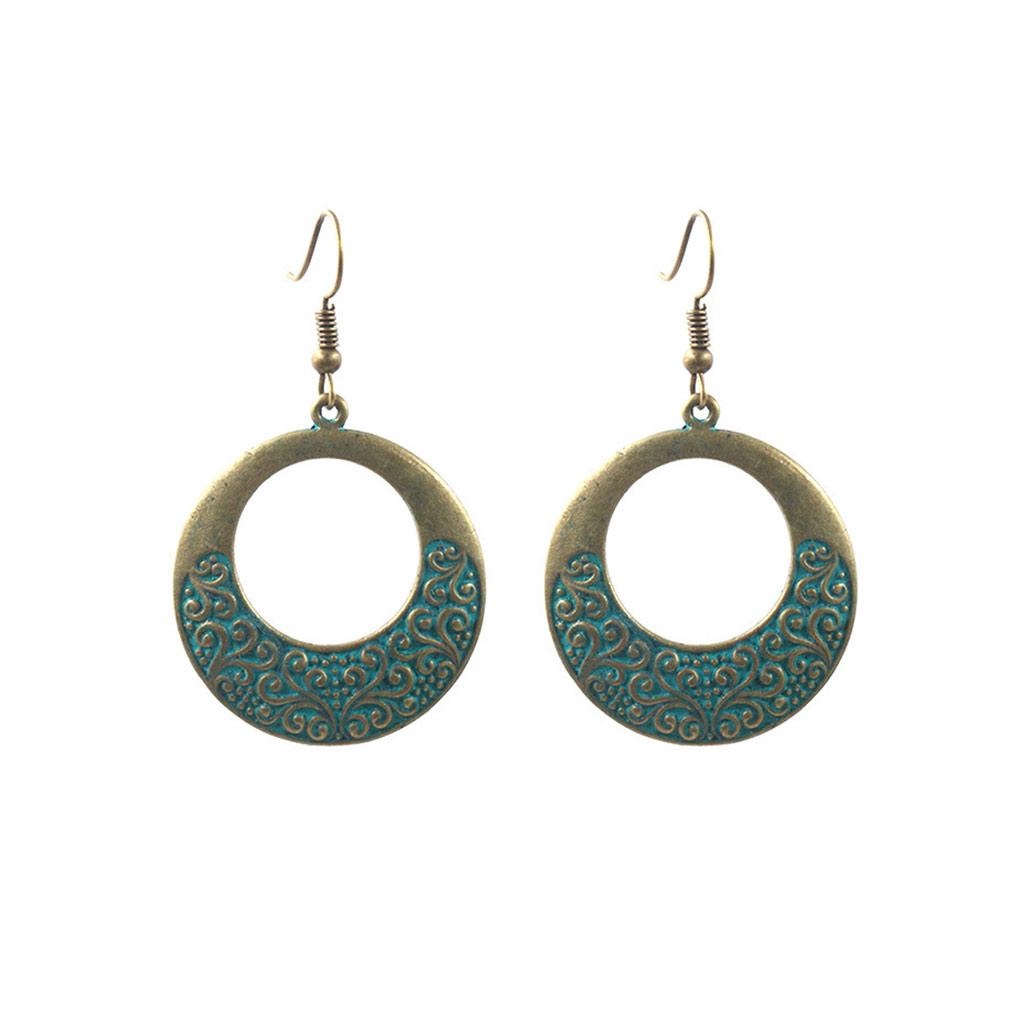 

1 пара серег Богемия Винтаж Мода Серьги Сплав Украшения для ушей Подруга Женщины Ювелирные изделия для свиданий Украшения