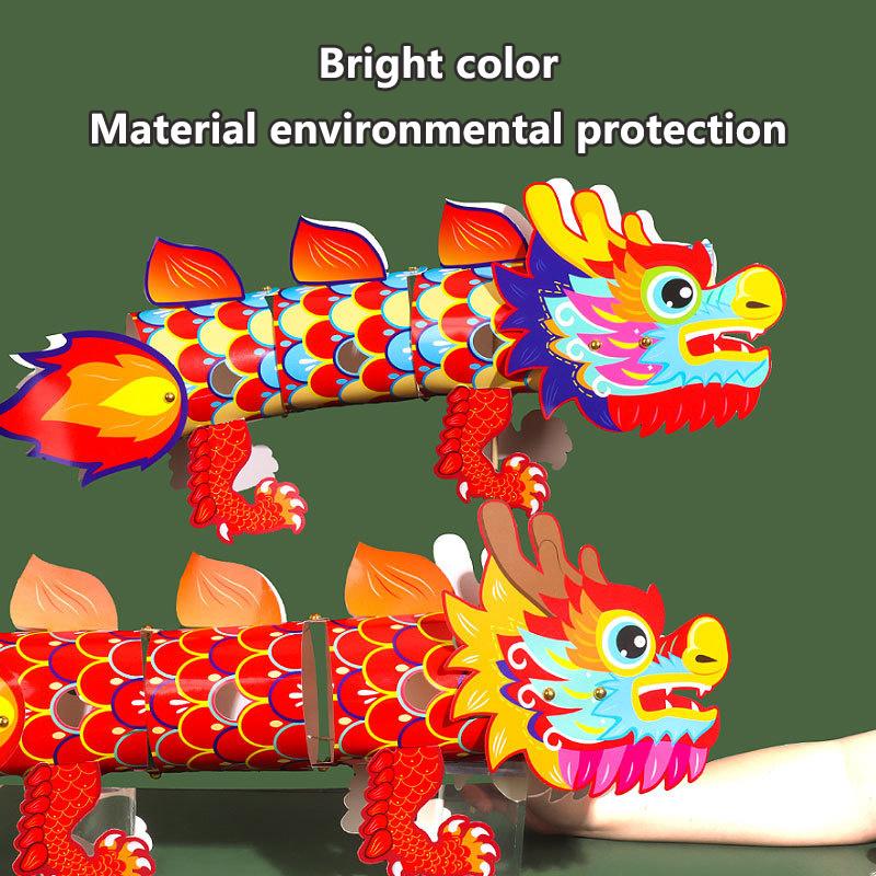 Svátek středu podzimu Starověký dračí lampionový tanec Rok draka Světelná hračka Národní vlna Zlatá rybka Dětský ručně vyrobený DIY lampion