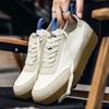 Fashion Spring Autumn Outdoors Casual Shoes Anti-Skid Men Tenis Masculino Versatile Man Leather Lace-Up Sneakers Men Skateboard Footwear