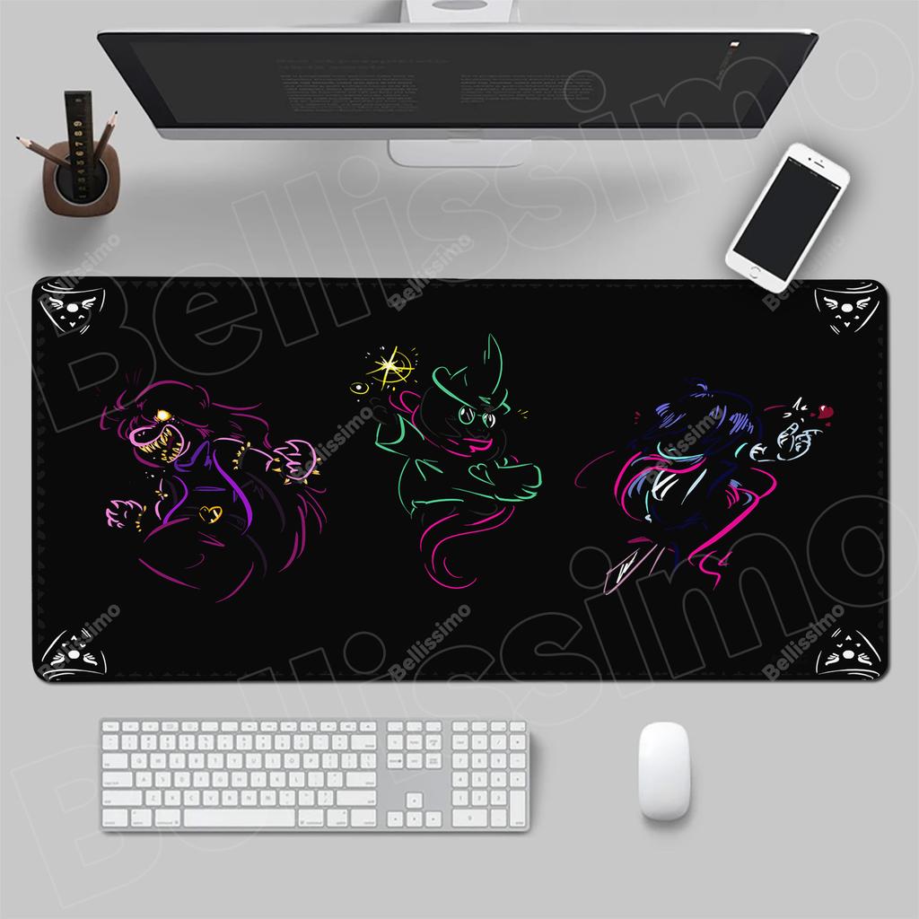 Tappetino Mouse Tastiera Gomma Deltarune tappetino 1200X600 mm Decora scrivania Tappetino Scrivania PC Gamer Office Tappeto Casa Tavolo pad