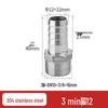 304 Stainless Steel Hex Male Thread Pagoda Fitting for Water/Air Hose