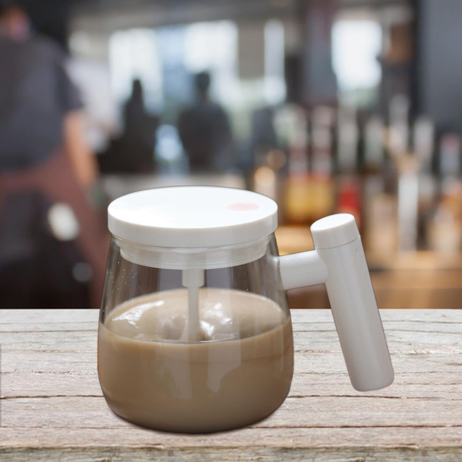 

Auto Stirring Coffee Mug Self Mixing Coffee Mug 13.5oz Powerful Automatic Stirring Cup for Tea Office Milk Home Protein Powder білий