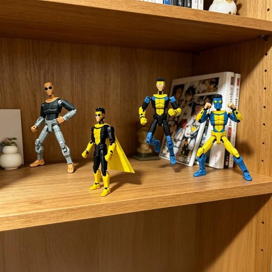 Action Figure Exquisite with Flexible Joints Fully Articulated Model Desktop Display Collectible Gift for Fans