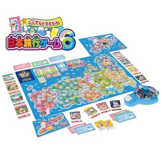EPOCH Doraemon Anywhere Japan Travel Game 6 ST Mark Certification Age 5 up Toy Number Players 2