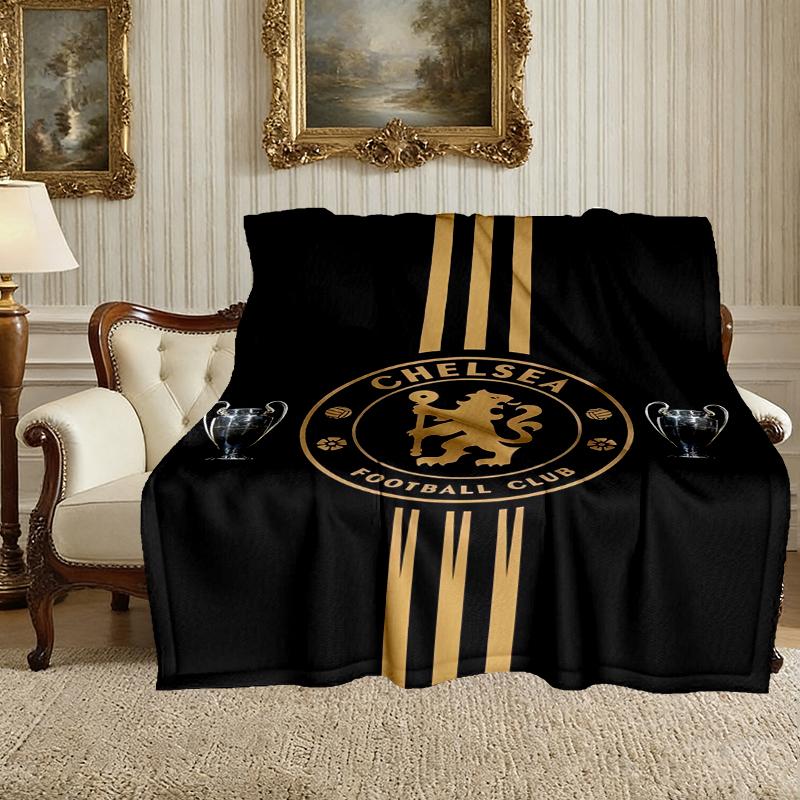 [Chelsea FC Decke] Weiche Kuscheldecke für Bett Sofa, Feiertagsgeschenkdecke für Damen Herren Familie Freund