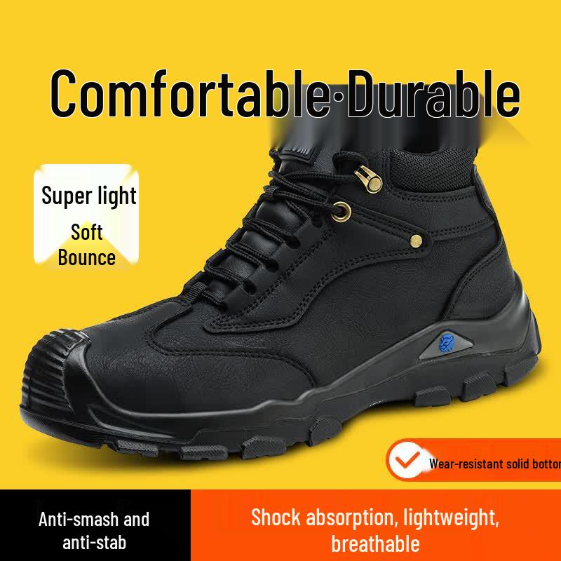 Men s Industrial Steel Toe Safety Boots 41