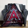 Los Angeles Angels Print Flannel Blanket High Quality Warm Comfortable Cover for All Seasons Perfect for Gifts Home Decor
