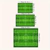 Non-slip Floor Mat, Football Court Pattern Carpet, Suitable For Bedroom Living Room Bathroom Office Home Decoration