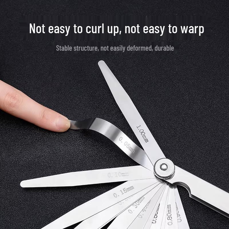 Stainless Steel High-Precision Feeler Gauge for Valve Clearance