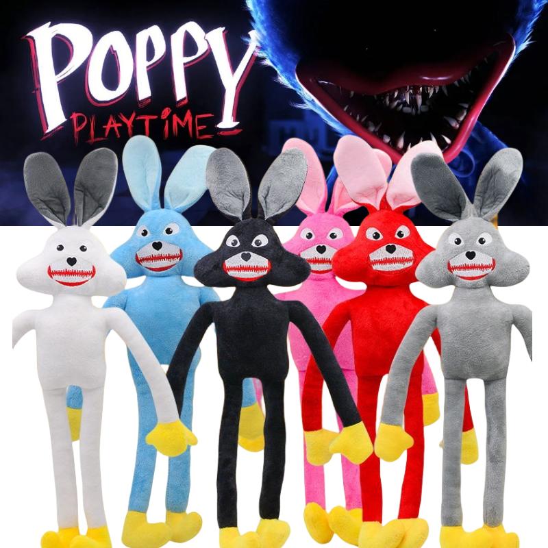 Poppy Playtime Bunny Plush Toy Soft Cushion Pillow Plushie Room Decor Kids Gifts