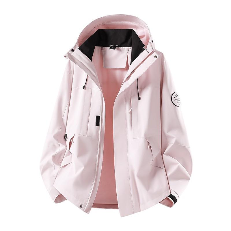 Womens 3-in-1 Hiking Jacket 2026 Lightweight Windproof Outdoor Shell With Removable Fleece Liner Small Stature