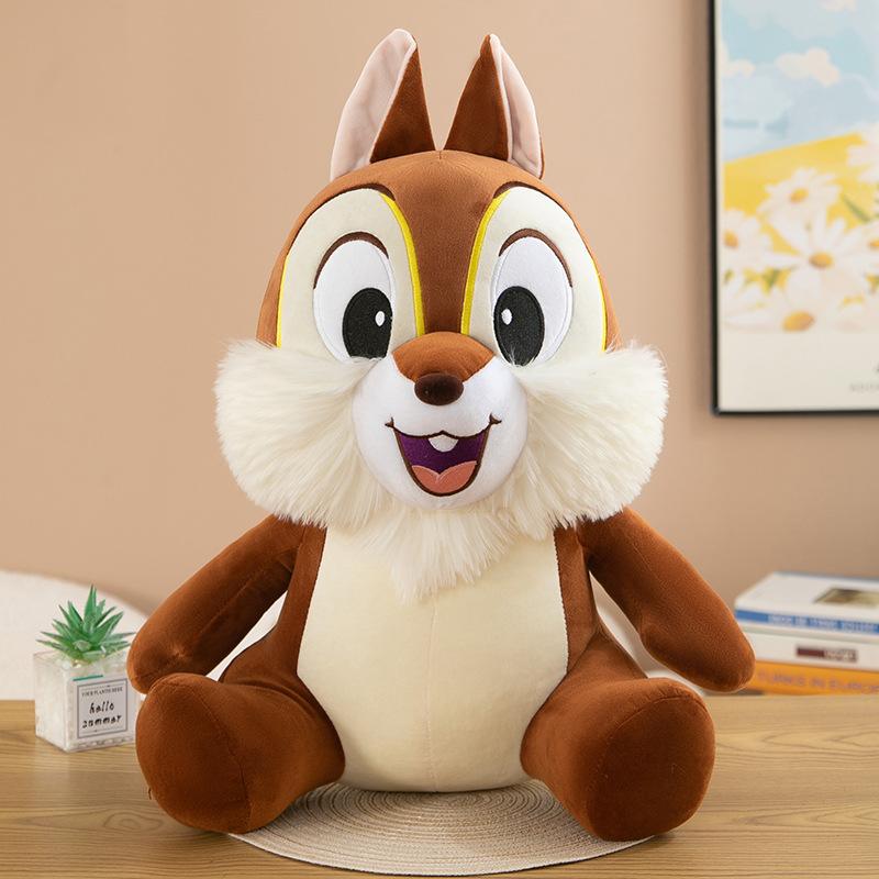 Cute Flower Chestnut Squirrel Doll Plush Toy Bed Sleeping Companion Comfort Pillow Rag Doll Doll