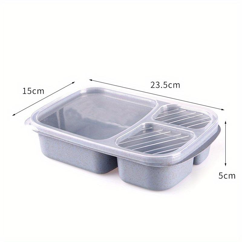 Portable Lunch Wheat Straw Lunch Box Single Layer Microwave Food Box Biodegradable Lunch Storage Container
