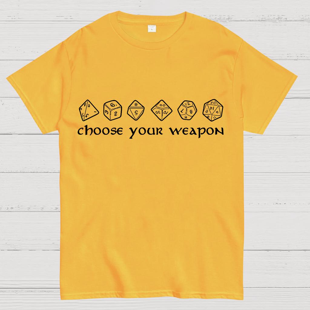 Choose Your Weapon Cotton Summer Casual Cool Loose T-Shirt