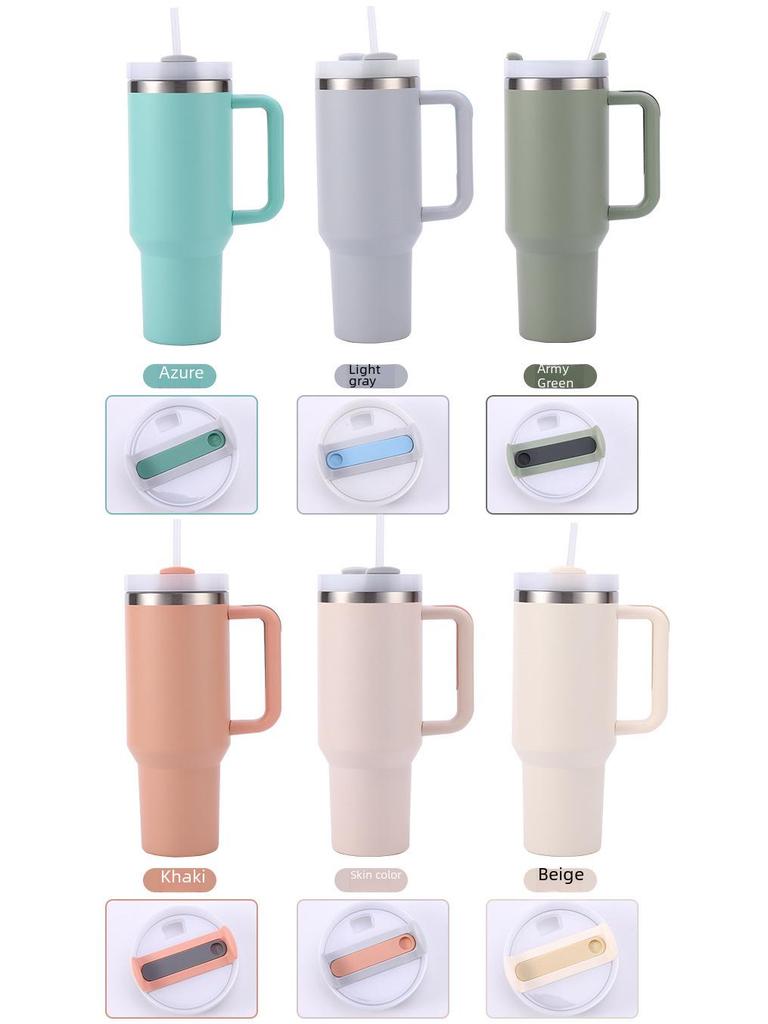 40oz Handle Ice Flask 304 Stainless Steel Insulated Car Cup