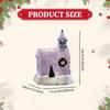 Musical Christmas Snow Globe Festive Music Box Art Xmas Decor Musical Christmas Decoration for Study Room Dorm Bookshelf Desk