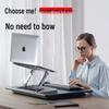 360° Rotating Laptop Stand with Adjustable Height and Cooling Base