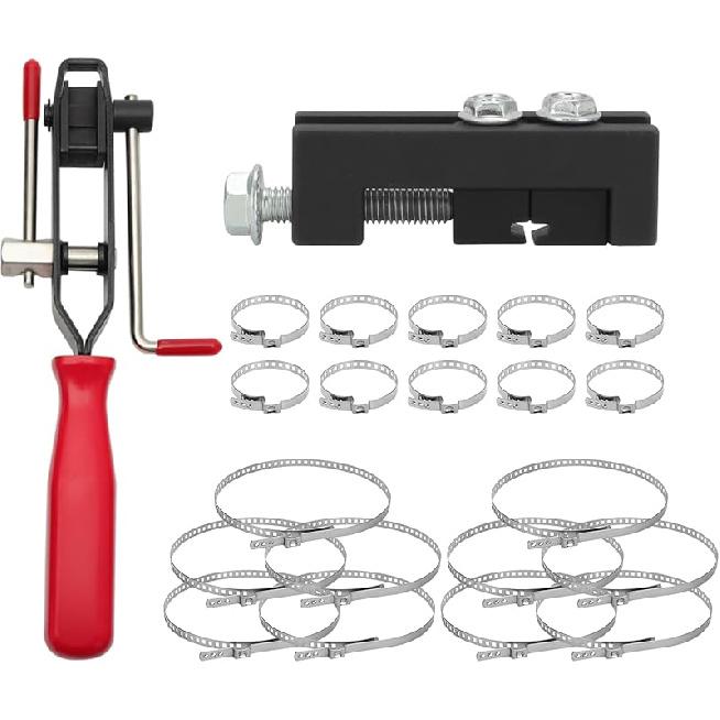 Alpha Rider For Auto/ATV CV Joint Axle Boot Clamp Pliers Tool With 20 Crimp Bands -Ear Type Extension For Most Cars