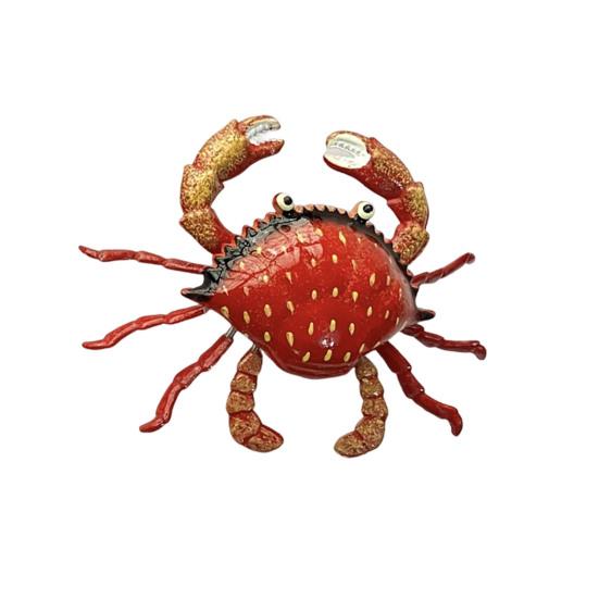 

Имитация краба, магнит на холодильник, подвижные соединения, реалистичный домашний офис, кухонный шкафчик, холодильник, магнитный 3D-краб, украшение, орнамент B