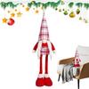 Christmas Gnomes Decorations Faceless Dwarf Tabletop Standing Gnome Toy With Telescopic Legs For Toddler Boys Girls Christmas