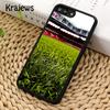 Krajews Football Field Green Phone Case Cover For iPhone 17 Air 16 15 14 plus 11 12 13 pro ma coque Shell Fundas