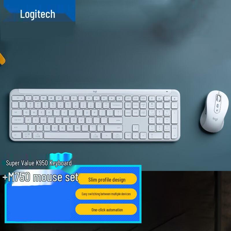 

Logitech MK950 Bluetooth Keyboard and Mouse Combo