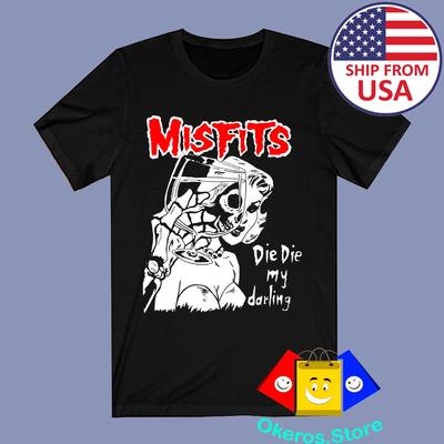 The Misfits Die Die My Darling Men's Black Size S To 3XL